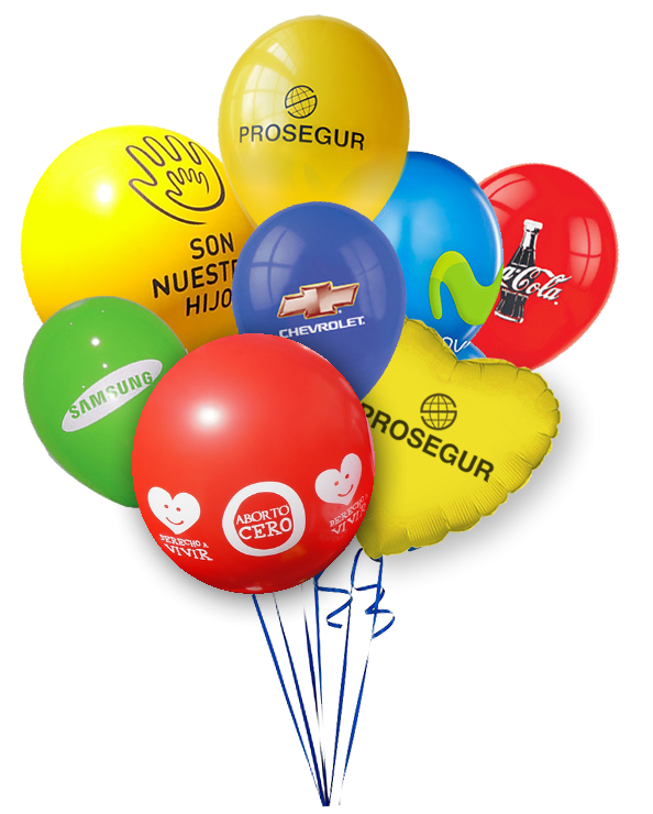 GLOBOS PERSONALIZADOS PARA PUBLICIDAD Y MARKETING