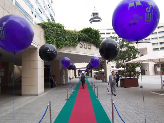 DECORACION CON GLOBOS PROMOCIONALES PERSONALIZADOS