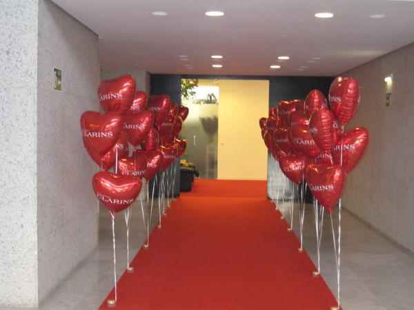 Decoración con globos PROMOCIONALES