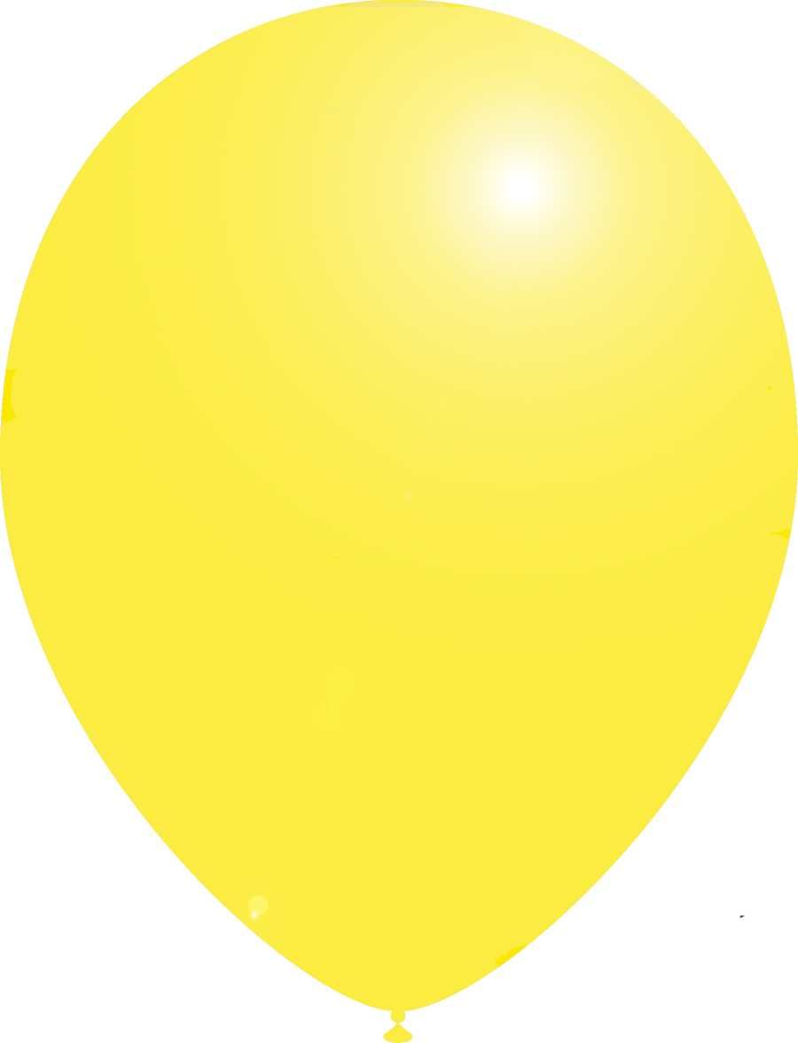 Globos lisos AMARILLO LIMÓN