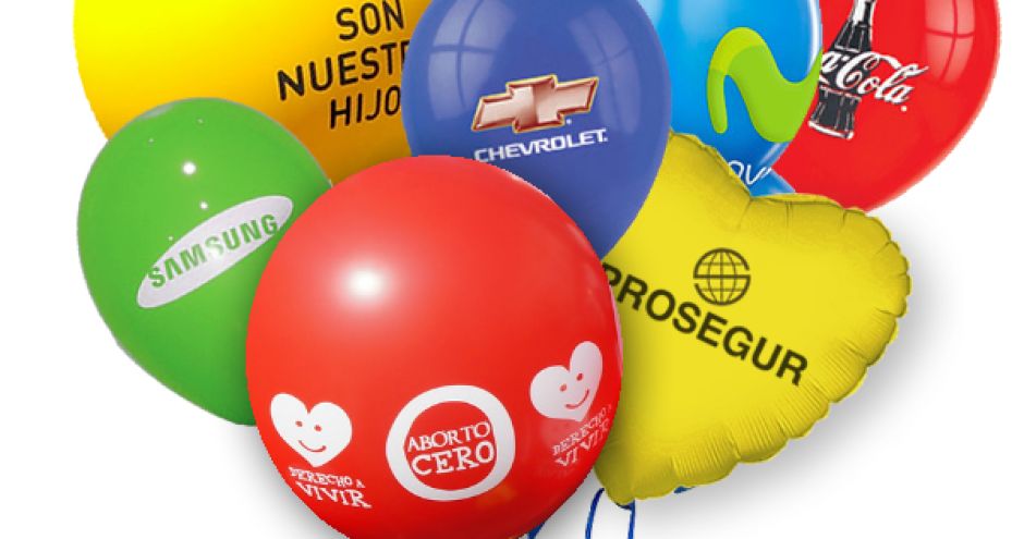 PUBLICIDAD CON GLOBOS PERSONALIZADOS