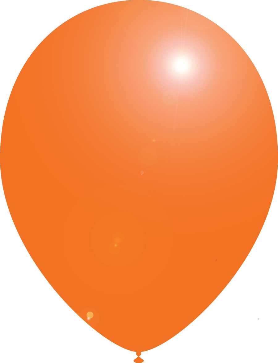 Globos lisos NARANJA
