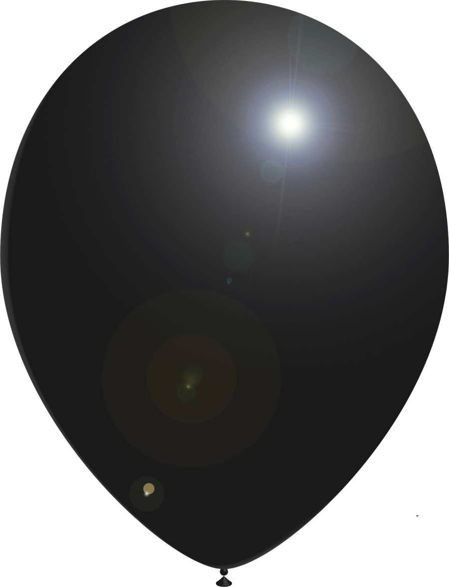 Globos lisos NEGRO